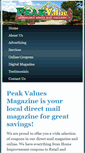 Mobile Screenshot of peakvaluesmagazine.com